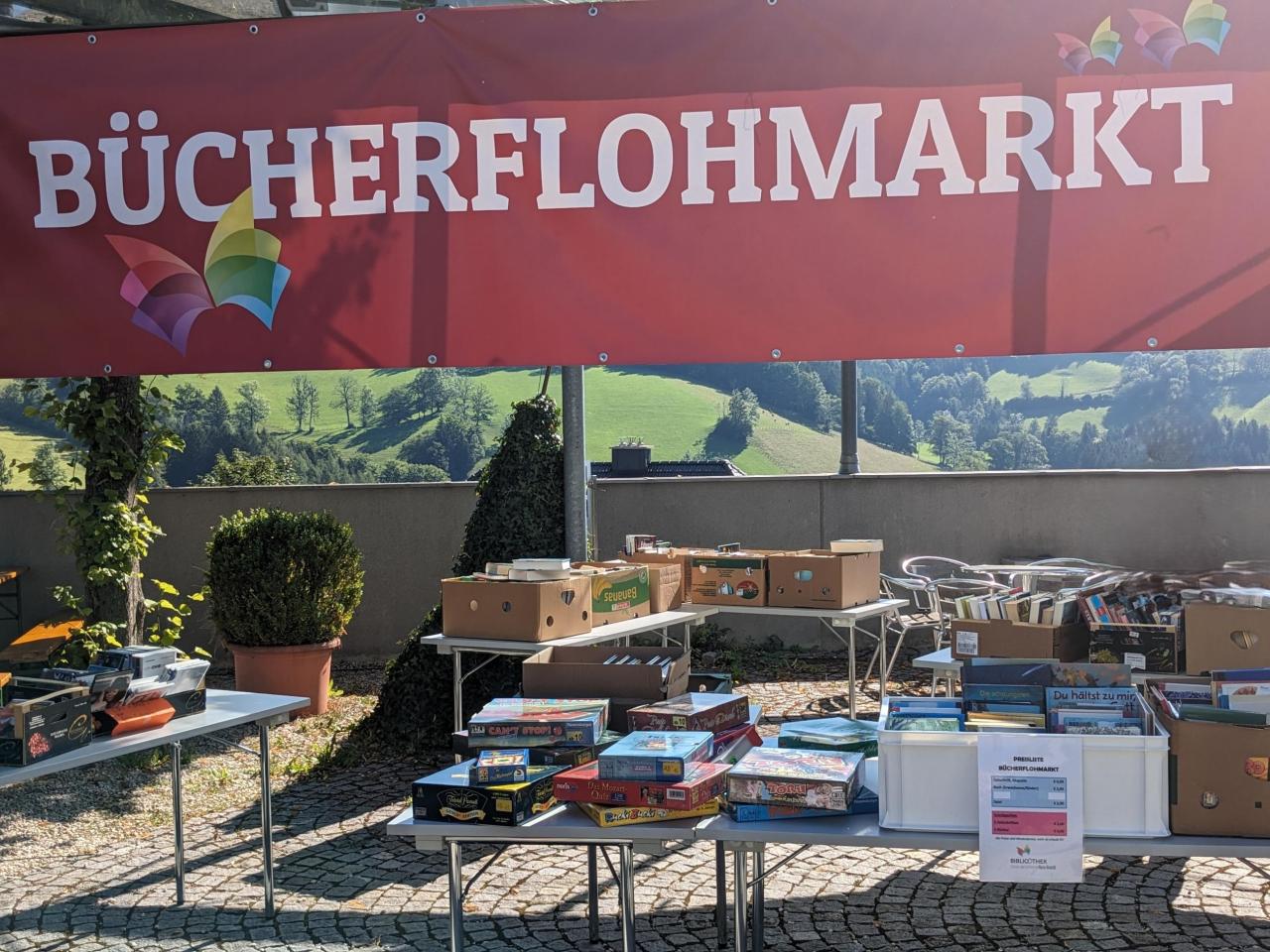 Bücherflohmarkt Bibliothek