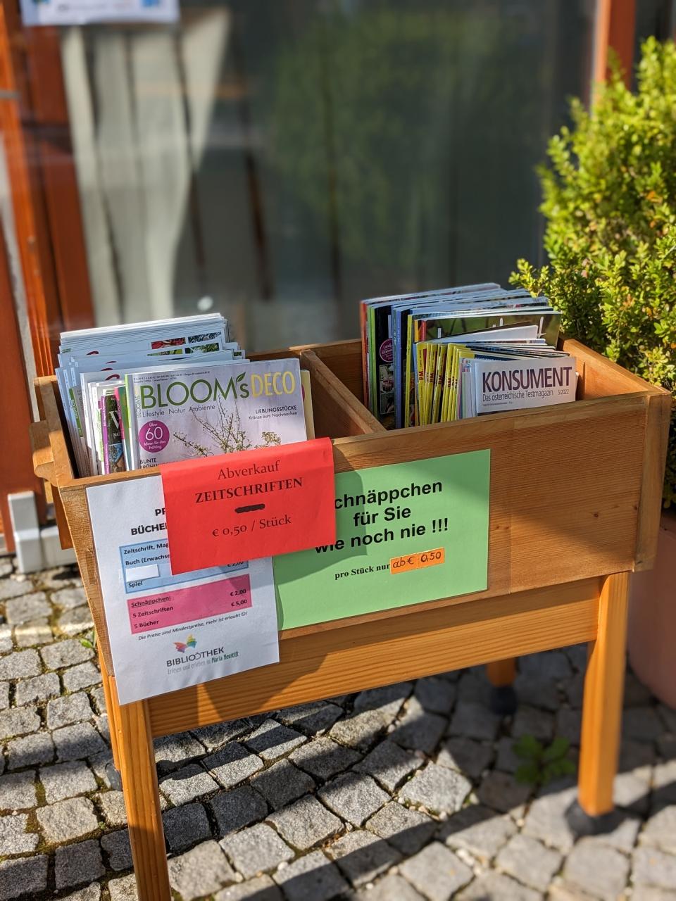 Bücherflohmarkt Zeitschriften